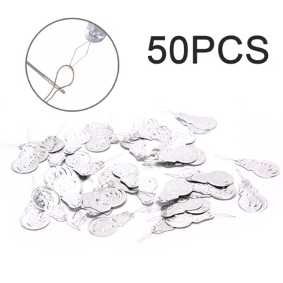 Silver Bow Wire Needle Threader Stitch Insertion Hand Machine Sewing To_yr