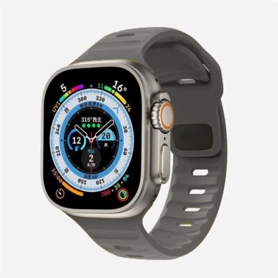 For Apple Watch Series Ultra 9 8 7 SE 6 5 iWatch 49mm Silicone Sport Strap Band