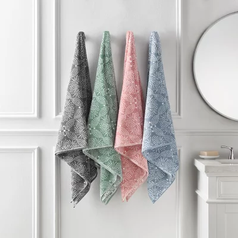Member'S Mark Hotel Premier 2-Piece Bath Towel Set Zinc Quality Gift NEW