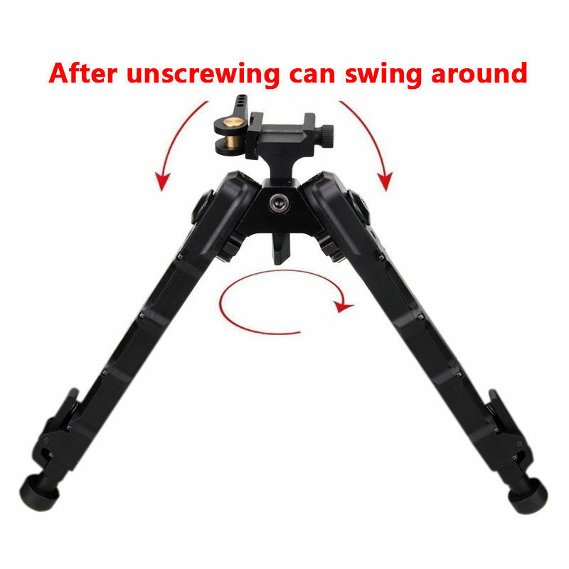  V9 Aluminum Bipod Quick Detach QD Mount 7.25''- 9" Adjustable Hunting USA