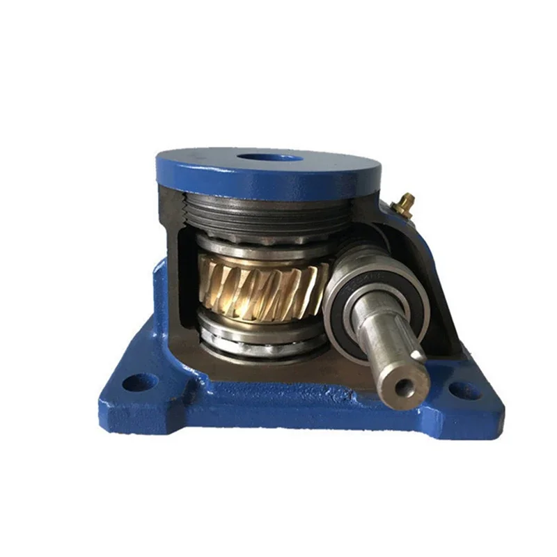 SWL1T/2.5T Screw Rod Elevator Small Manual Lifting Platform Hand-Cranking Leadin