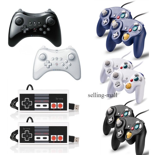 For Wii Wii U Gamecube Ngcnes Pc Laptop Game Controllers Joysticks Wired Wiress Ebay