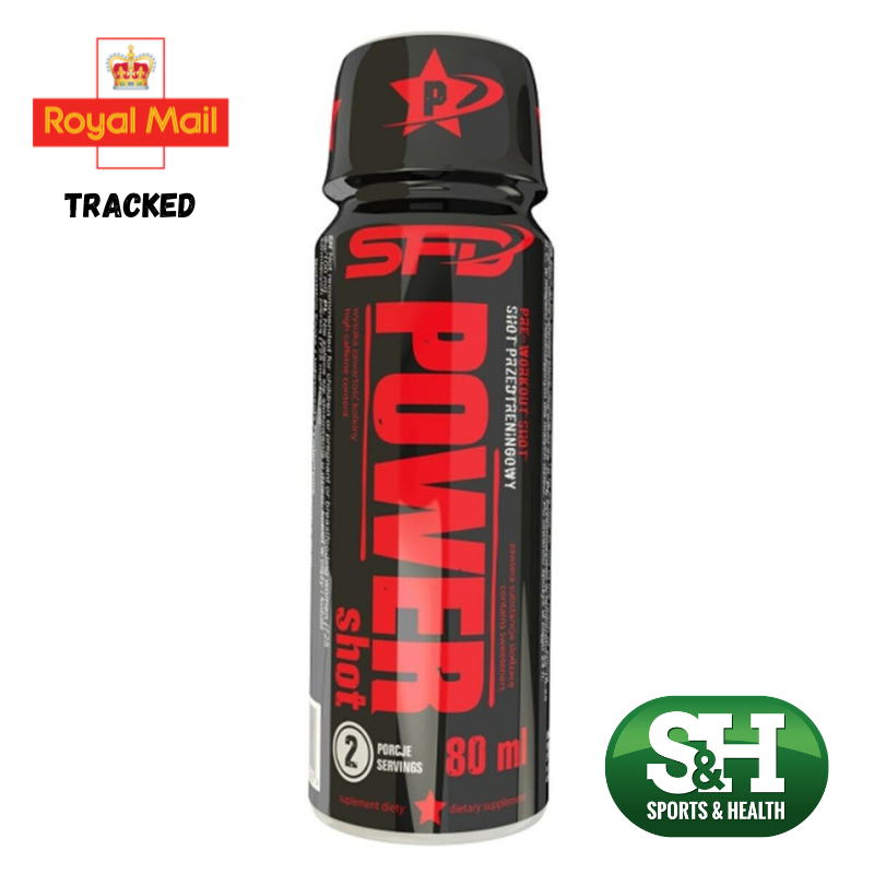 Power Shot Pre-Workout SFD 12 x 80 ml (24 servings)  Rapid Energy Kick