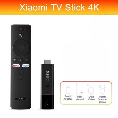 Xiaomi Mi TV Stick 4K Global Version Android TV11 Quad-core 2GB 8GB Bluetooth5.2