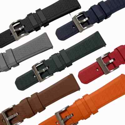 DooDah Quick Release Watch Strap   FKM HypoRubber   Tropic Texture   20mm 22mm