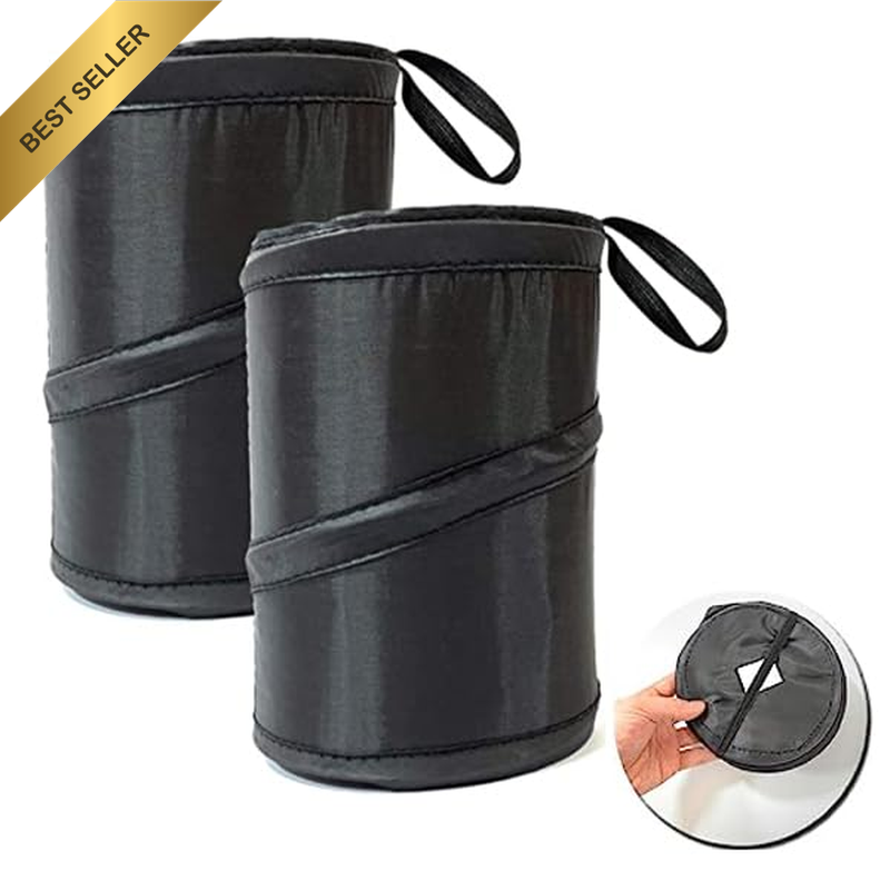 Car Trash Can, Portable Garbage Bin, Collapsible Pop-Up Water Proof Bag, Waste B