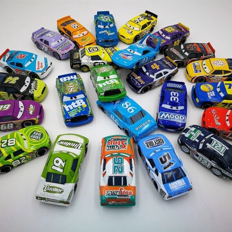 S Jimmy Cables Mcqueen Racers Diecast Toy Vehicle 1:55 Kids 