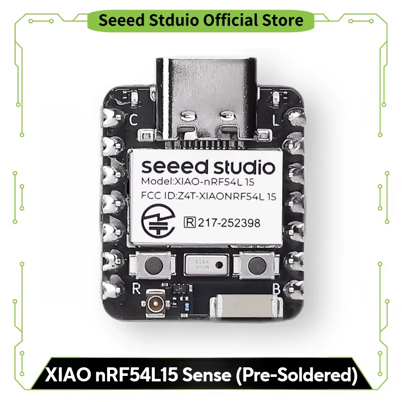 Seeed XIAO nRF54L15 Sense Pre‑Soldered, IoT BLE 6.0 Thread Zigbee Matter, With M