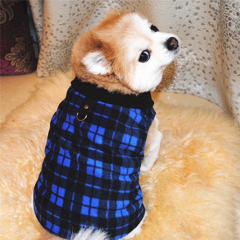 Small Pet Dog Warm Fleece Vest Clothes Coat Puppy Shirt Sweater Winter Apparel