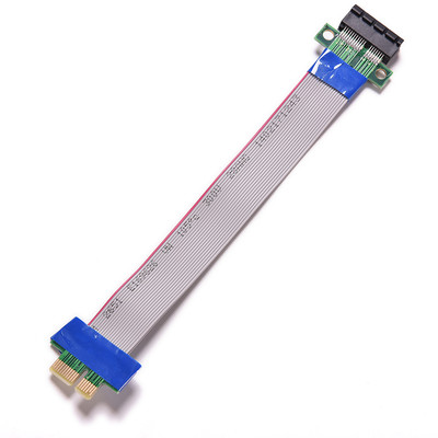 PCI-E 1X Slot Riser Card Extender Extension Ribbon Flex Cable PCI-Express Lea-vm