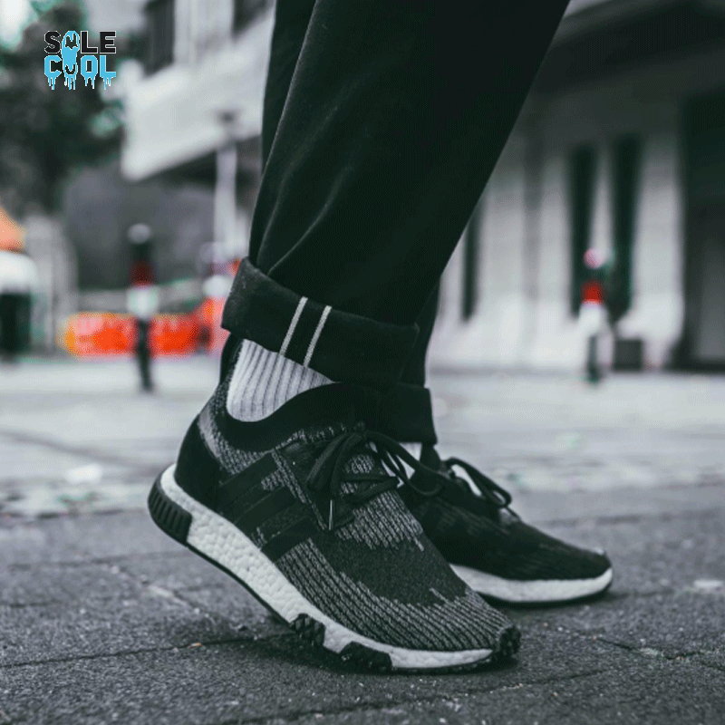 Adidas NMD Racer PK Mens Black Primeknit Running Shoes AQ0949 eBay