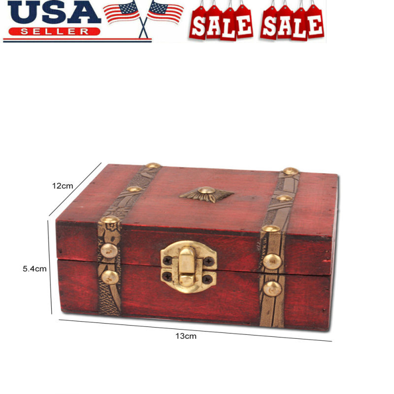 Organizer Keepsake Storage Chest Boxes Vintage Gift