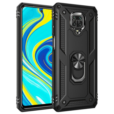 Case For Xiaomi Redmi Note 12 11 10 Pro Mi 11T 12T ShockProof Ring Stand Cover
