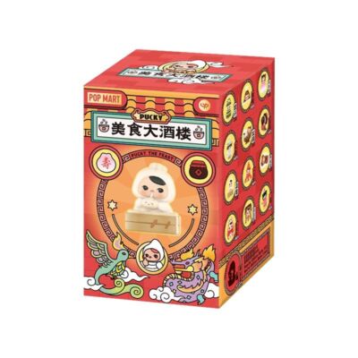 POP MART PUCKY Elf Food Restaurant Series (1 Blind Box Figures) Toy Sealing box