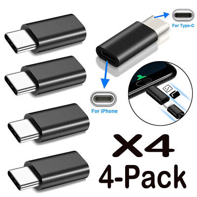 4pcs,USB-C Male to  for Light-Ning Female Adapter, with IPho