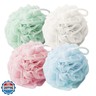Shower Loofah Sponge for Men Women Loofah Exfoliating Body Scrubber 4 Color Mesh Shower Pouf Balls for Body Wash