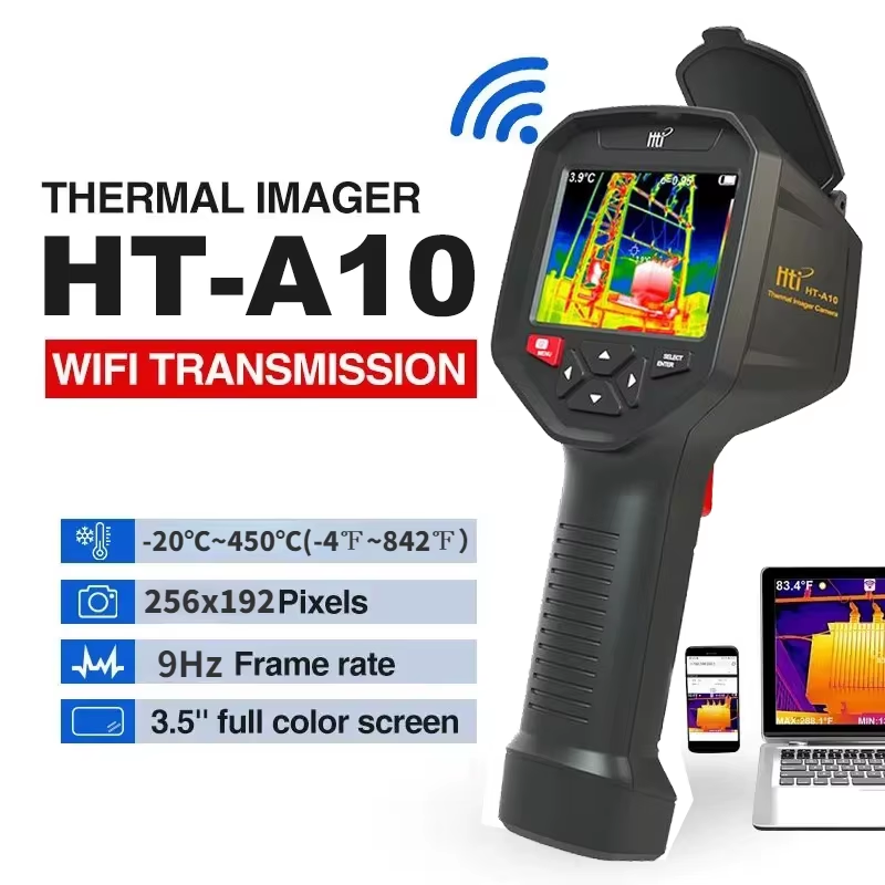 HT-A10 Thermal Imaging Camera 256X192 Pixel 3.5" LCD Screen Thermal Camera WiFi
