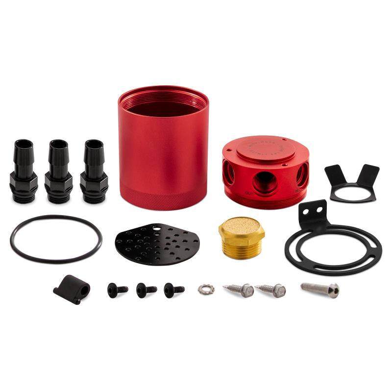 Mishimoto Compact Baffled Oil Catch Can, 3-port