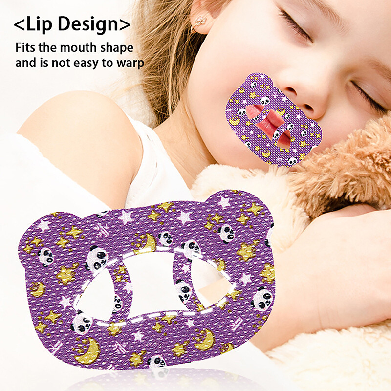30pcs Anti-Snoring Stickers Ease Sleep Lip Nose Breathing Improving Patch^E;