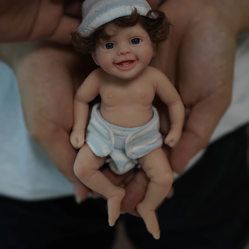 Adorable 6 Inch Micro Full Body Silicone Doll - Reborn Baby for Surprise and Ant