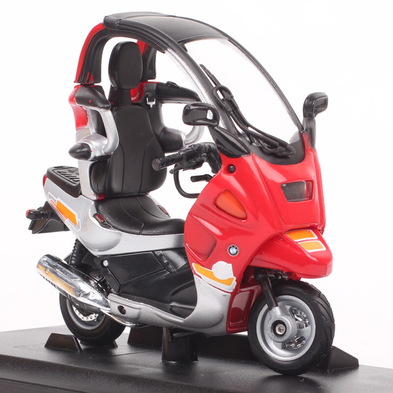 BMW　バイク　6台セット　WELLY ウィリー　1/18 1/18 Scale Welly BMW C1 125 Executive Scooter Bike Diecast Toy