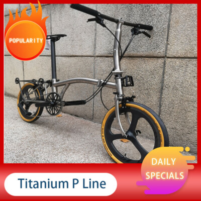 Ti Atom/Titanium P Line fold Bike for Brompton