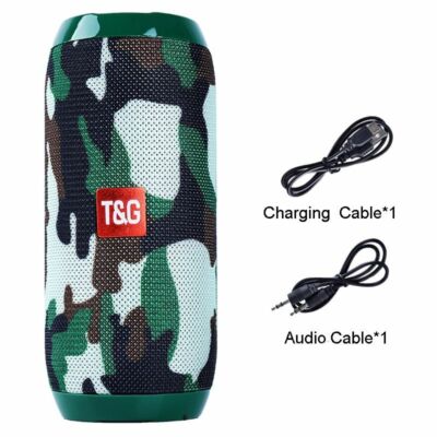 Portable Bluetooth Speaker 20w Wireless Bass Column Waterproof Outdoor 2021 NEW