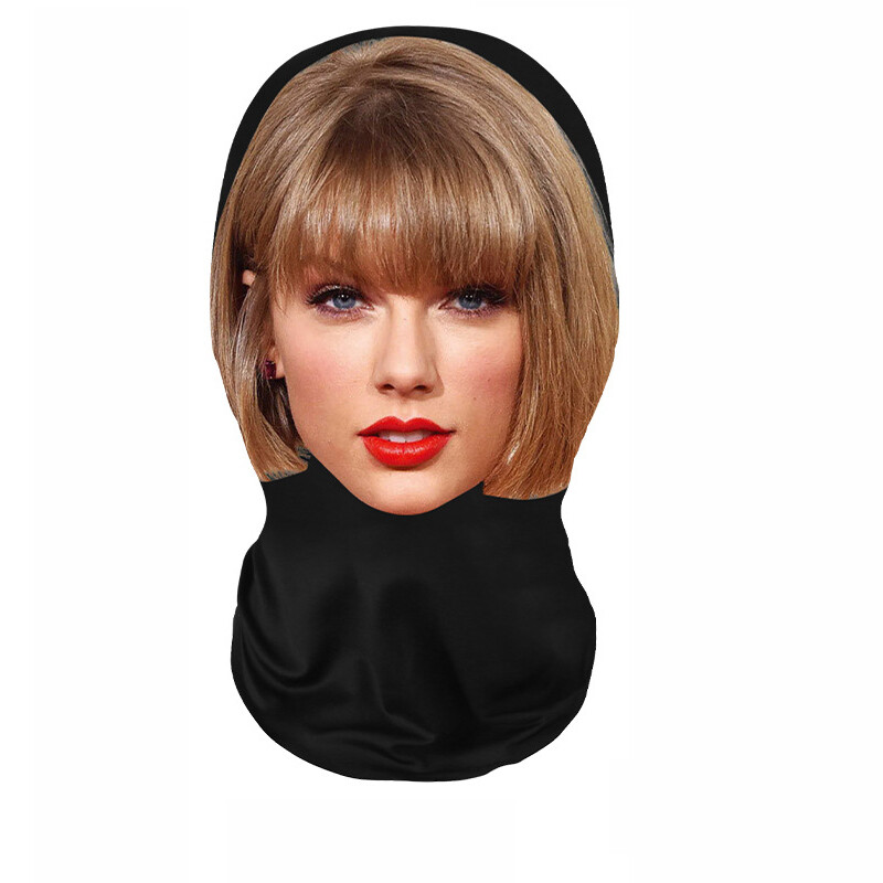 Cosplay Headwear Hiphop Fashion Balaclava 3D Printed Mask Elastic Mesh Full Face