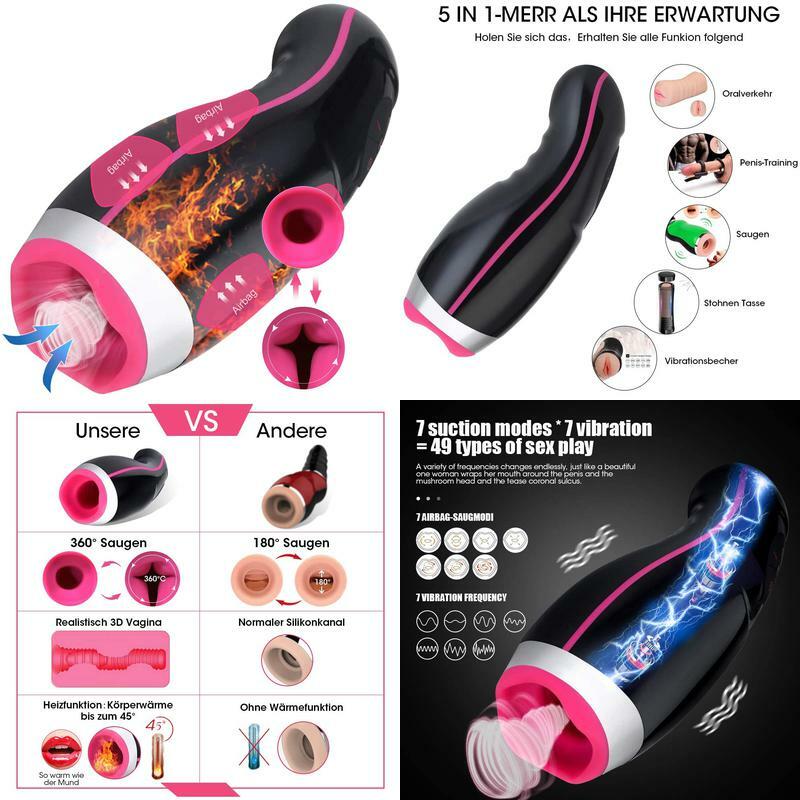 Elektrische Cup Masturbatoren Masturbator Masturbieren Männer Masturbation Blow