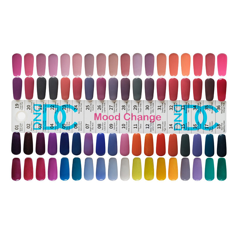 DND DC Mood Change Gel Polish Color Changing 0.6 oz #29 &ndash; Hunter Green Sage Gray