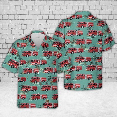 Dallas Fire Rescue Department Hawaiian Shirt