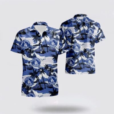 LA Hawaiian Dodgers  Welcome Summer Shirt, LA Baseball Dodgers Team Beach Shirt