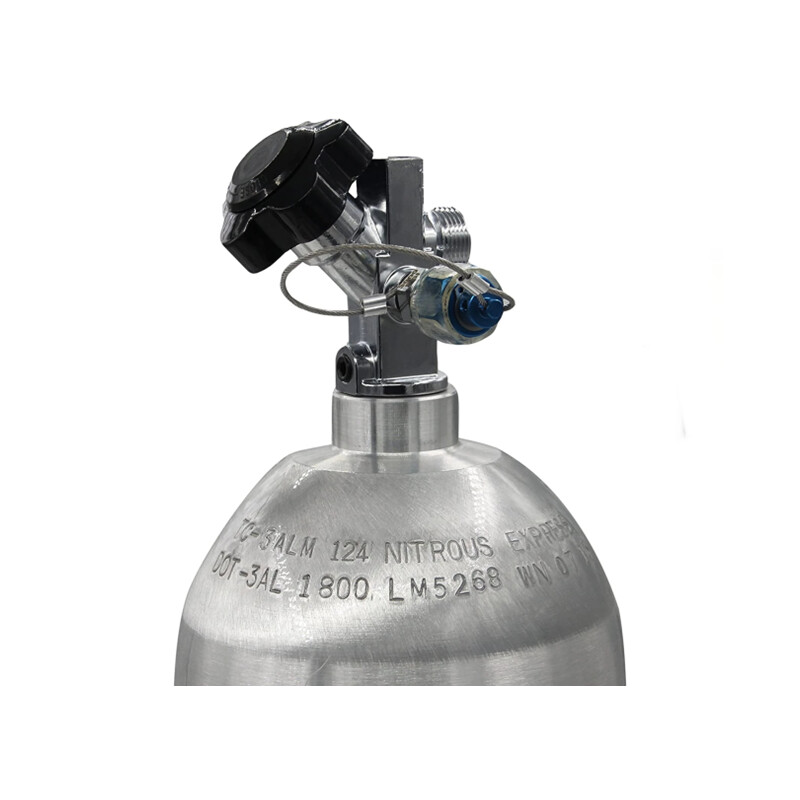 Nitrous Oxide Systems SUPER Hi-Flo Bottle Valve Work For NOS 16139 (Black)