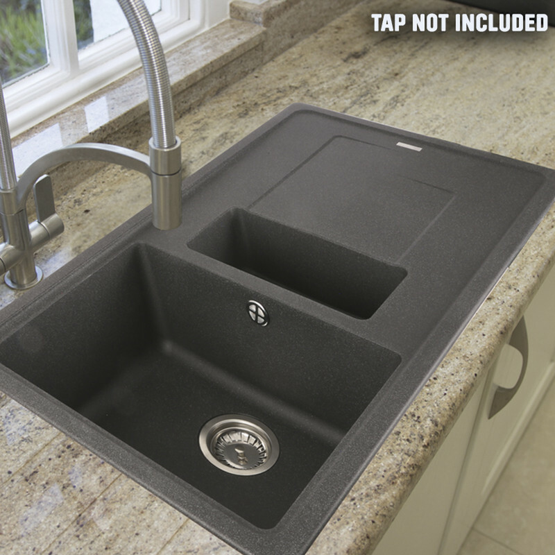 Franke Titan Reversible Composite Kitchen Sink & Drainer 1.5 Bowl