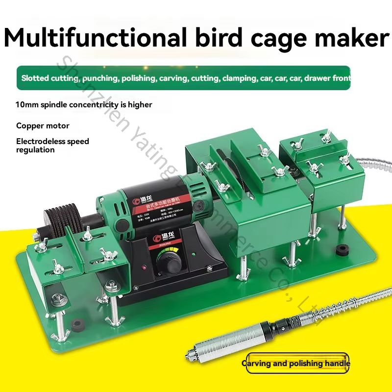 Table Saw Cutting, Carving, Punching, and Mortising Machine, Round Tenon and Mor