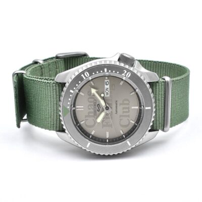 Pre-owned Seiko 5 Sports Sbsa169 Chaos Fishing Club Collaboration Limited Watch Skx Sense