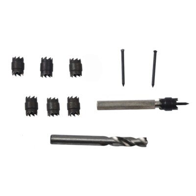 10Pcs 3/8'' Double Sided Rotary Spot Weld Cutter Remover Drill Bits Cut Welds Kit