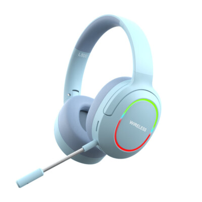 Wireless Gaming Headset For PS4, PS5, Xbox, Switch, PC Foldable Noise-Cancelling