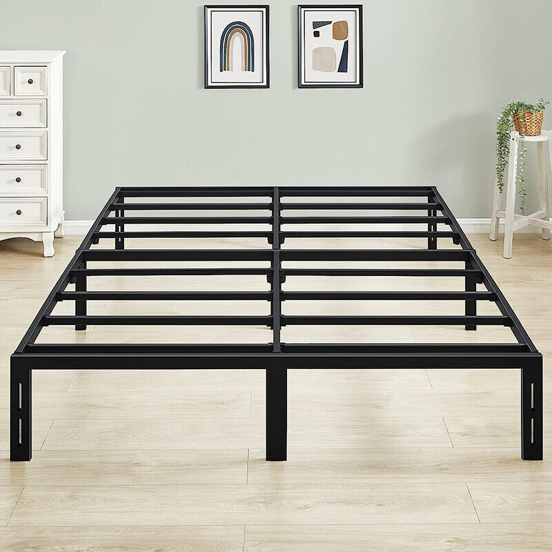 Quick Lock Heavy Duty Metal Platform Bed Mattress Foundation