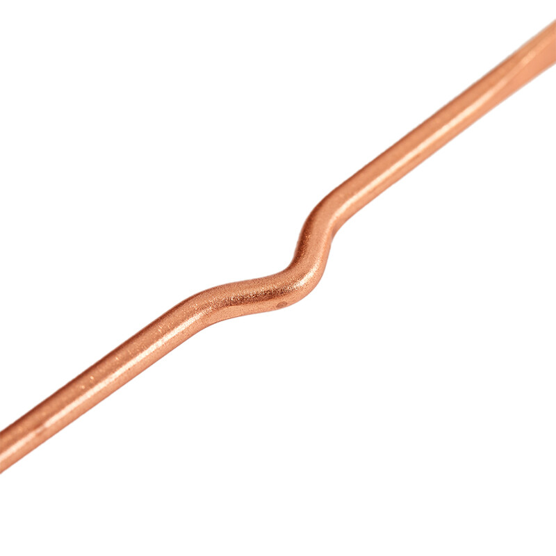 1Pc Simple Copper Tongue Scraper Cleaner Fresh Breath Dental Cleaning To-KW