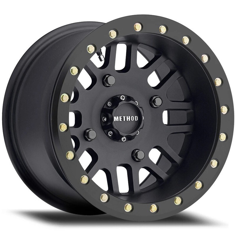 Method 406 UTV Beadlock Matte Black - 15x10 / 4x156 / 5+5
