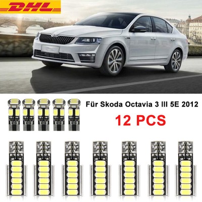 5630 Premium Led Innenraumbeleuchtung Fur Skoda Octavia 1u 1z 5e 1 2 3 Rs Car External Indicator Light Bulbs Leds Car Parts