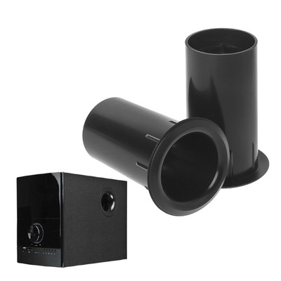 uxcell 77mm x 152mm Speaker Port Tube Subwoofer Bass Reflex Tube Bass Woofer Box 2pcs