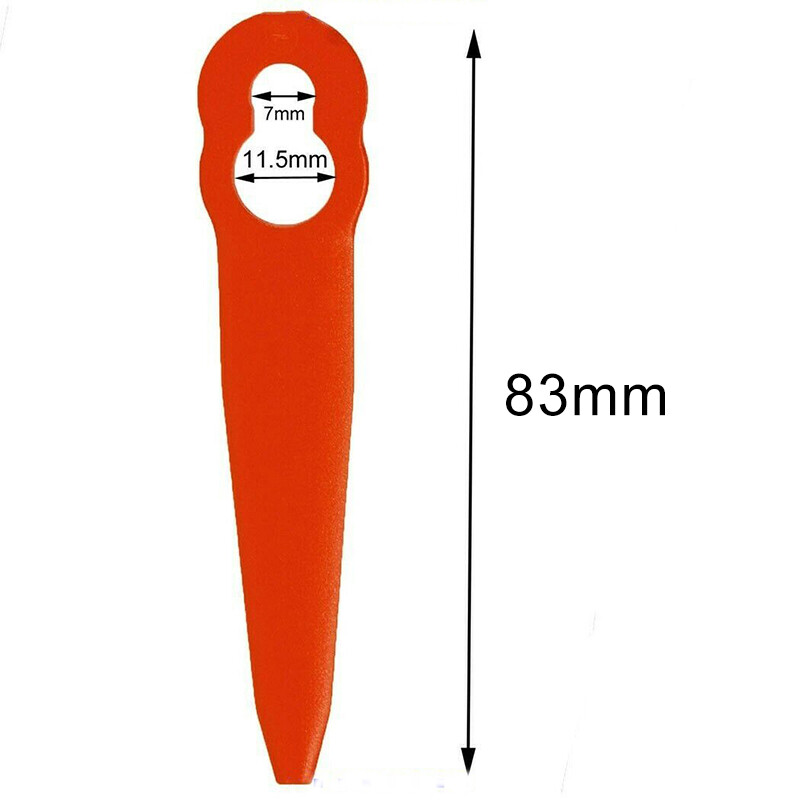 40Pcs Plastic Blade Replacement For STIHL FSA 45 Cordless Strimmer Grass B