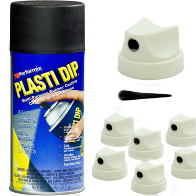 5 Spray Caps for Plasti Dip Spray Multi-Purpose Rubber Coating Performix