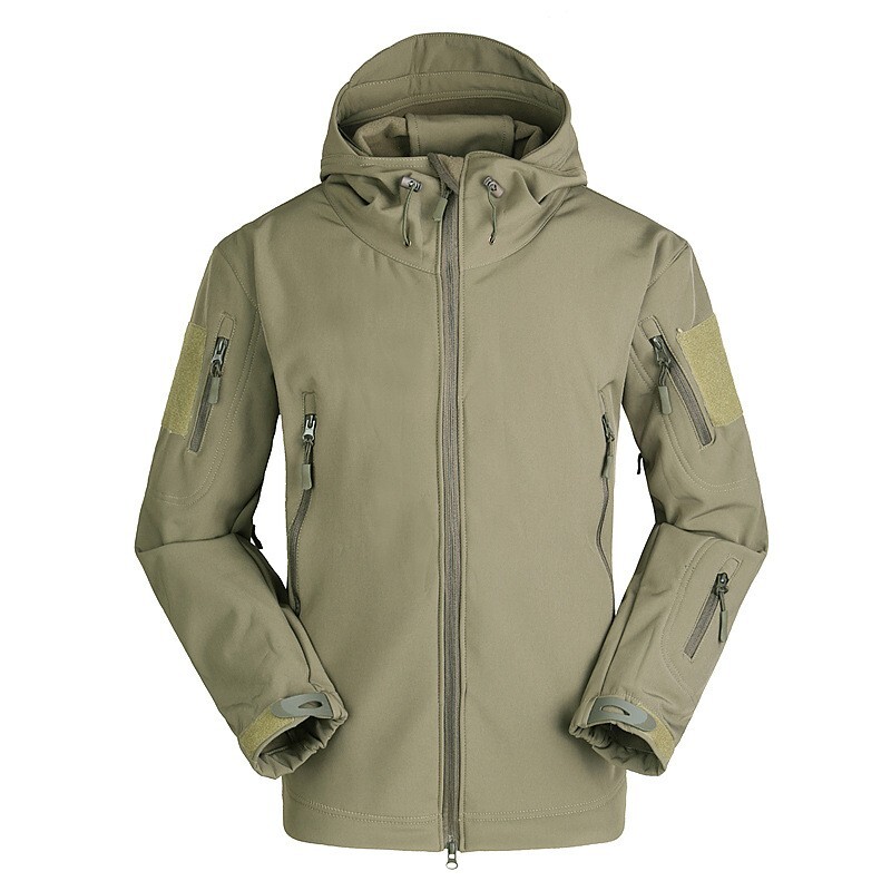 Outdoor Waterproof  SoftShell Jacket Ski Coat Hiking  Camping Tactical Clothing