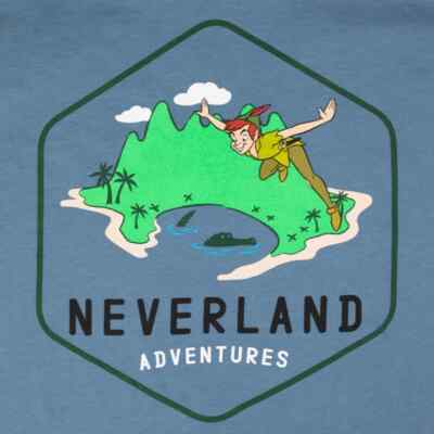 Harveys Seatbelt Bag California Disney Peter Pan Crew T Shirt Unisex Small NEW