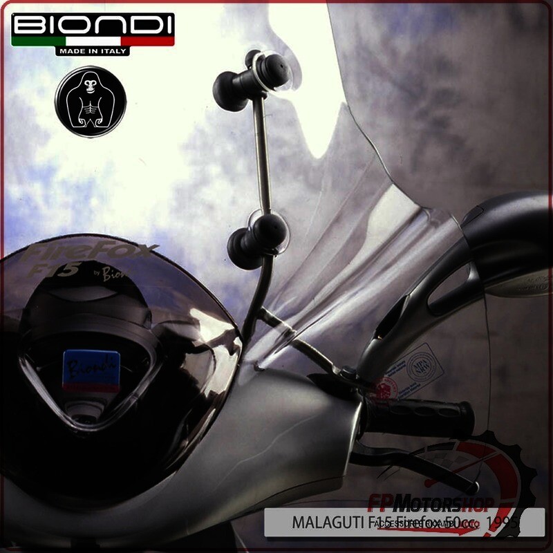 KIT ATTACCHI PARABREZZA SCOOTER PER MALAGUTI F15 F18 BIONDI 8500870 FIREFOX 50