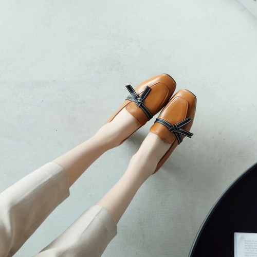 Womens Pumps Shoes Square Toe Synthetic Leather Block Heels Casual Shoes Office | eBay