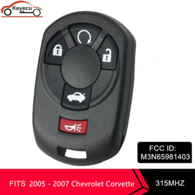 for 2005-2007 Chevrolet Corvette Keyless Remote Transmitter Key Fob M3N65981403